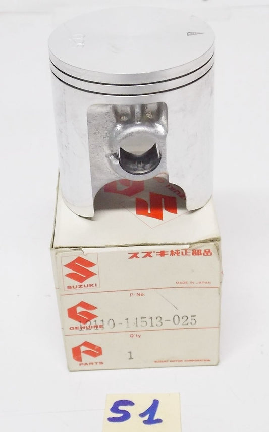 NOS NEW OEM SUZUKI 1986 1987 1988 RM125 OS:0.25 PISTON 12110-14513-025 - MotoRaider