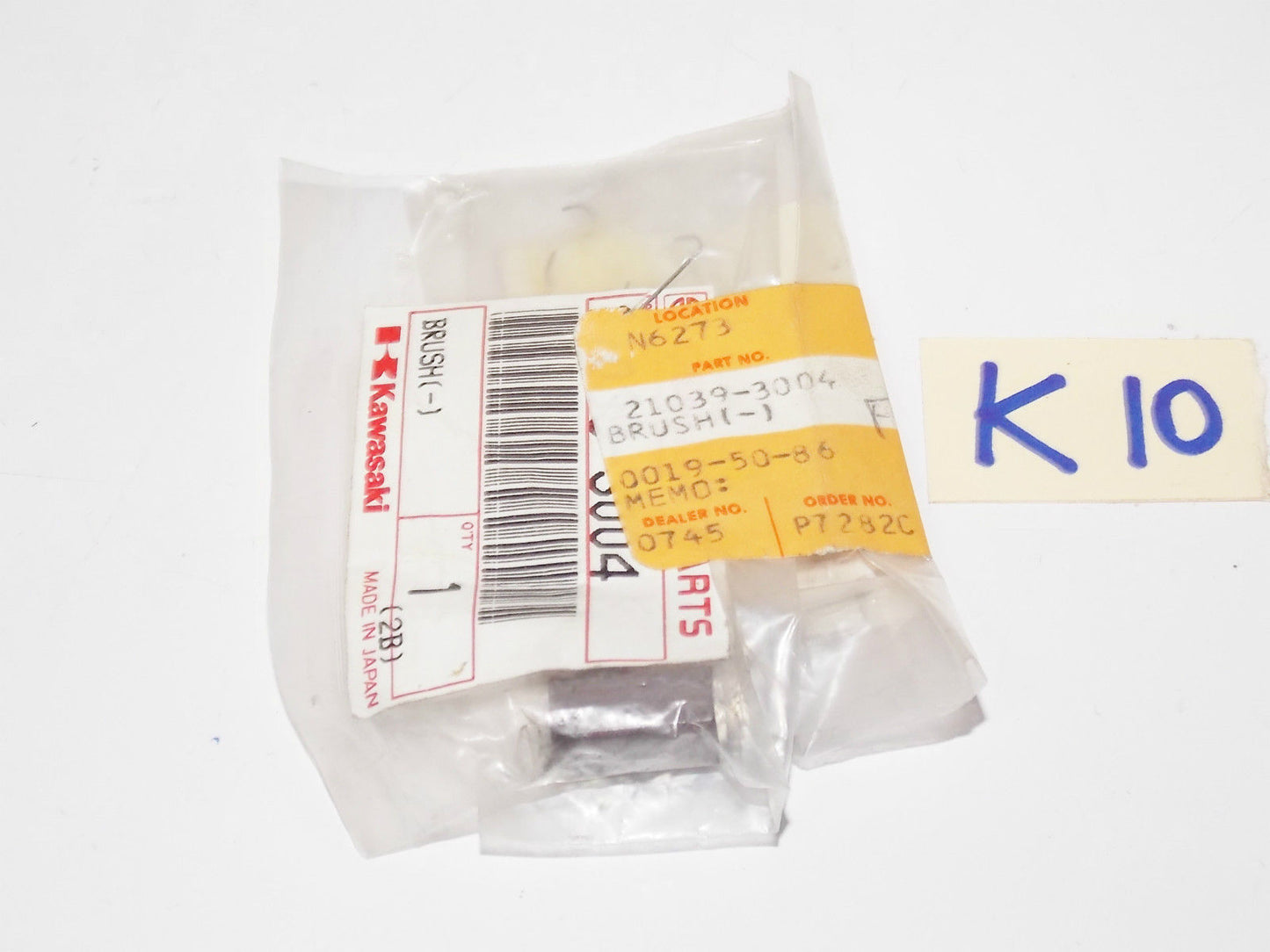 OEM KAWASAKI 1976 1980 1984 1987 1991 JS400 JS440 JS550 STARTER BRUSH 21039-3004 - MotoRaider