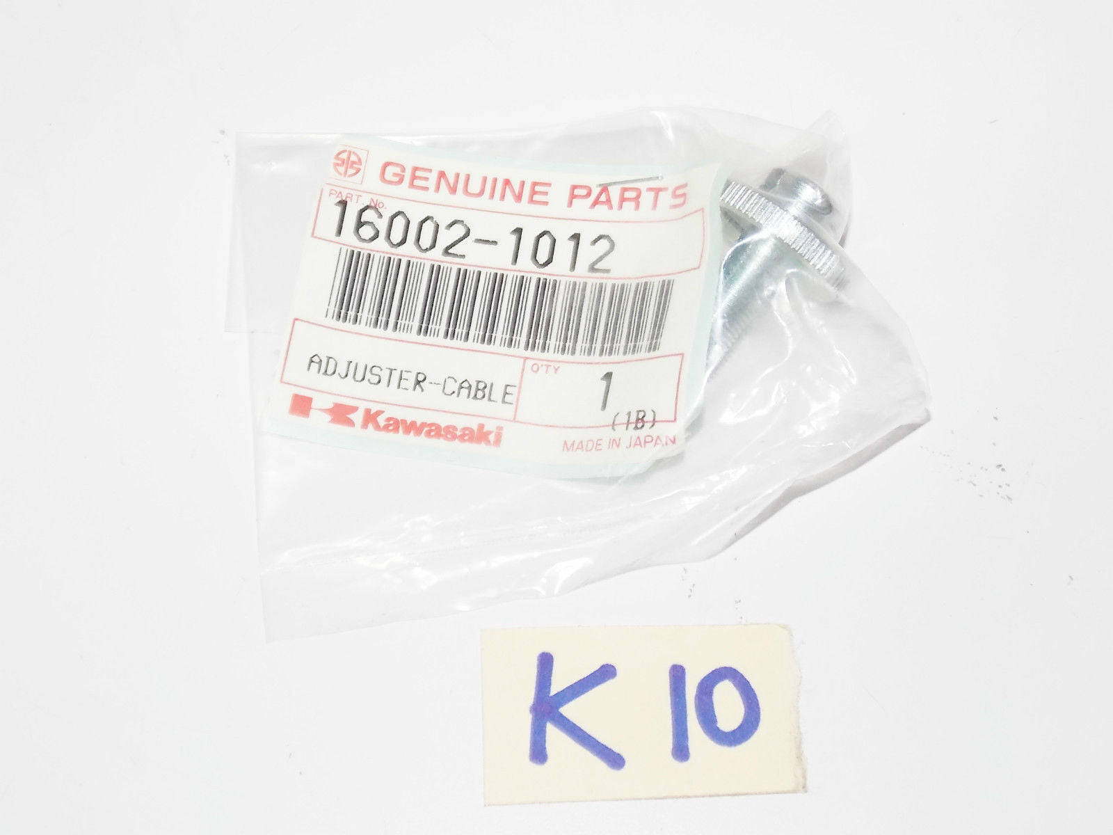 OEM NOS NEW KAWASAKI 1983 1984 1985 KDX200 KDX250 CABLE ADJUSTER 16002-1012 - MotoRaider