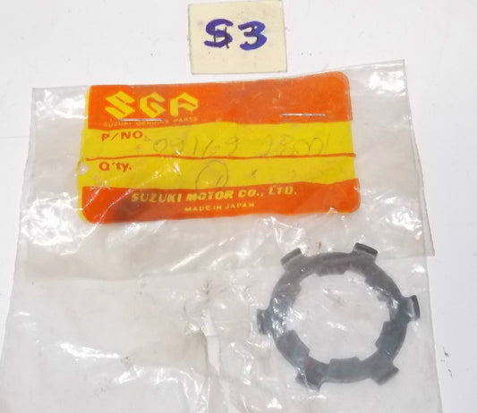 SUZUKI 1977 2012 GS750 GS1100 VS1400 VL800 TRANSMISSION LOCK WASHER 09169-28001 - MotoRaider