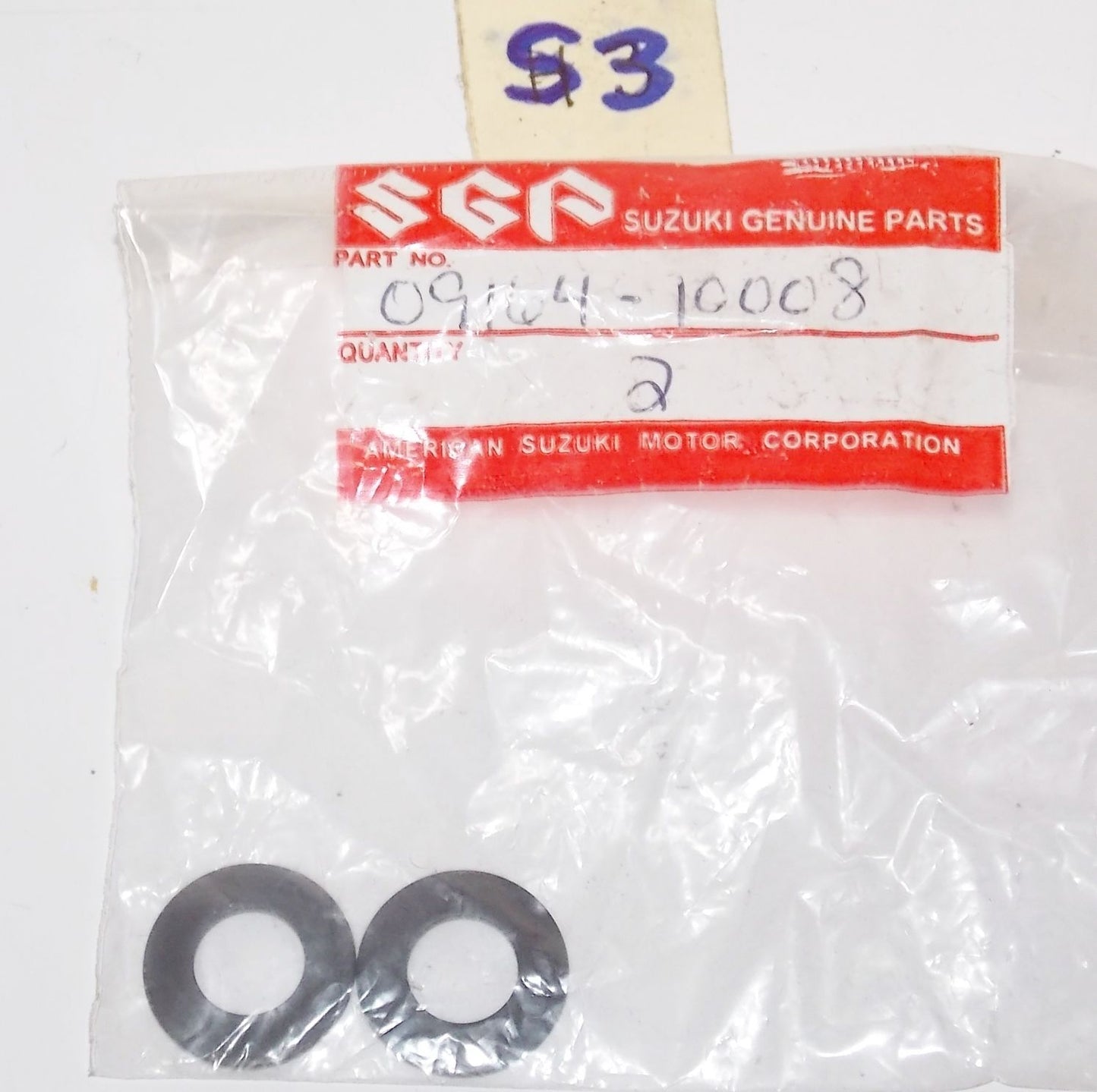 OEM SUZUKI 1985 2007 LT230 GSX1100 TL1000 RM-Z450 10.2X20X1.0 WASHER 09164-10008 - MotoRaider