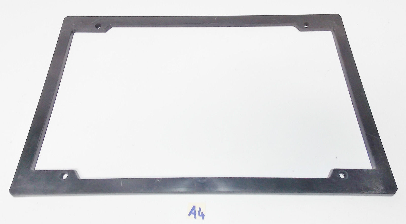 VINTAGE LICENSE PLATE BLACK FRAME BAZEL MOULDING 8.5"X13.5" 215X345MM CAR LANCIA - MotoRaider