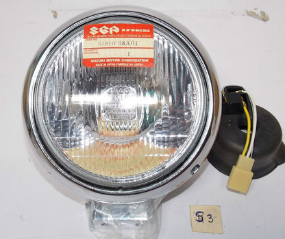 SUZUKI 1986 1997 LS650 VS700 VS800 HEADLAMP ASSEMBLY51810-38A01 35100-38A30-999 - MotoRaider