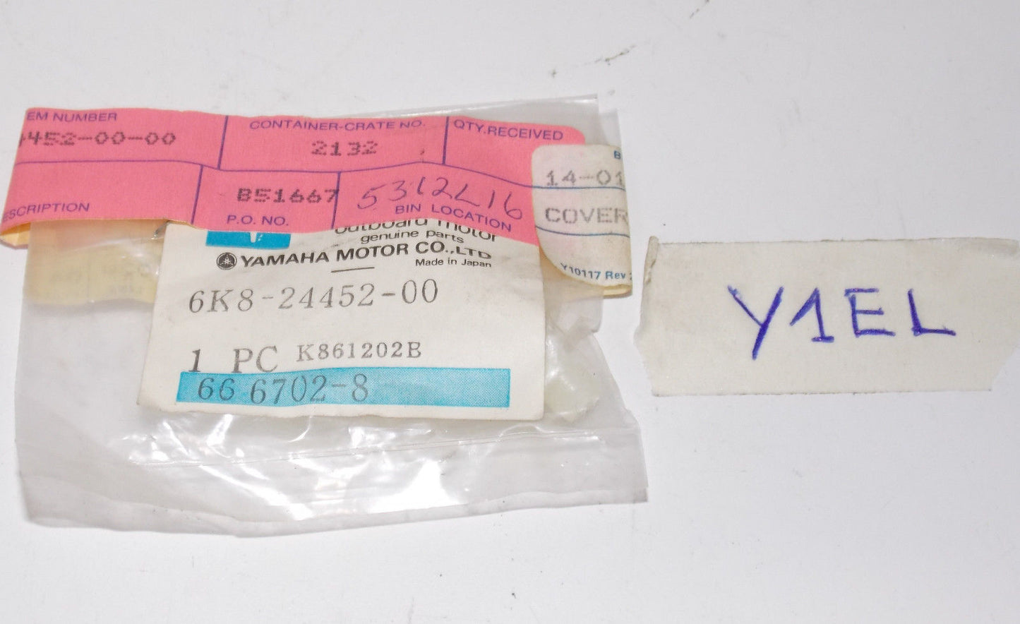 NOS YAMAHA COVER 1998-2011 BLACK EXCITER  TWIN 270 135  LS 2000 LX210 6K8-24452 - MotoRaider