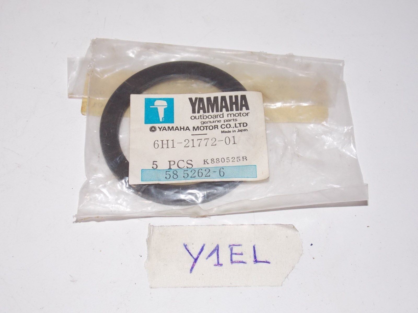 NOS YAMAHA  GASKET CAP 1984-1987 6H1-21772 90 ETLN 40 ELK 70 ETLK  PRO 50LH - MotoRaider
