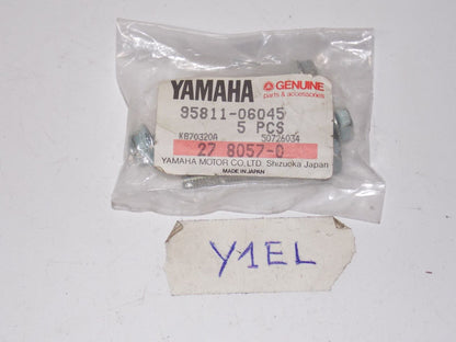 NOS YAMAHA FLANGE BOLT 1976-1994 95811-06045 XS 360C D FS 600L RADIAN VK 540 - MotoRaider