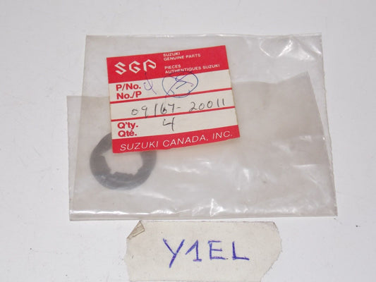 SUZUKI THRUST WASHER 1983-2009 09167-20011 ALT 125 LT 185 SP 125 DR Z125 - MotoRaider