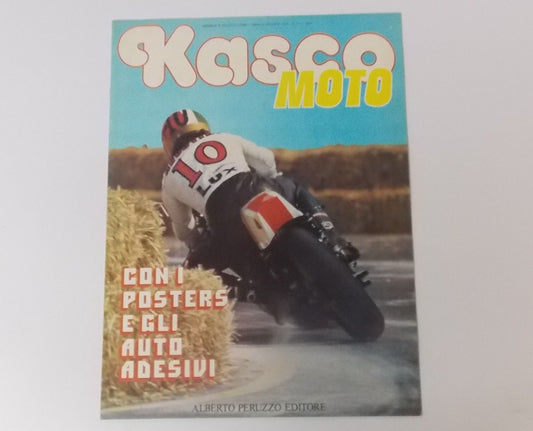 1974 KASCO ITALIAN MAGAZINE + POSTER STICKERS WOLSINK NORTON YAMAHA AUSTRIAN GP - MotoRaider