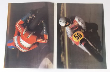 1974 KASCO ITALIAN MAGAZINE + POSTER STICKERS WOLSINK NORTON YAMAHA AUSTRIAN GP - MotoRaider