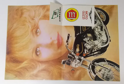 1974 KASCO ITALIAN MAGAZINE + POSTER STICKERS WOLSINK NORTON YAMAHA AUSTRIAN GP - MotoRaider