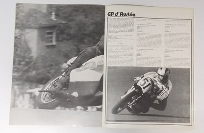 1974 KASCO ITALIAN MAGAZINE + POSTER STICKERS WOLSINK NORTON YAMAHA AUSTRIAN GP - MotoRaider