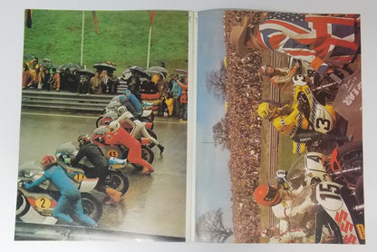 1974 KASCO ITALIAN MAGAZINE + POSTER STICKERS WOLSINK NORTON YAMAHA AUSTRIAN GP - MotoRaider