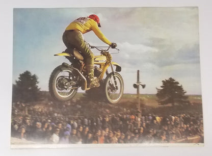 1974 KASCO ITALIAN MAGAZINE + POSTER STICKERS WOLSINK NORTON YAMAHA AUSTRIAN GP - MotoRaider