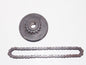 1973 BULTACO PURSANG 125 MK6 PRIMARY DRIVE GEAR PULLEY CHAIN MODEL 100 MKVI OEM - MotoRaider