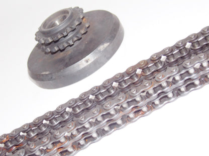 1973 BULTACO PURSANG 125 MK6 PRIMARY DRIVE GEAR PULLEY CHAIN MODEL 100 MKVI OEM - MotoRaider