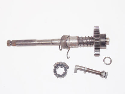 1973 BULTACO PURSANG 125 MK6 KICK STARTE SHAFT ASSEMBLY RATCHET SPRING MODEL 100 - MotoRaider