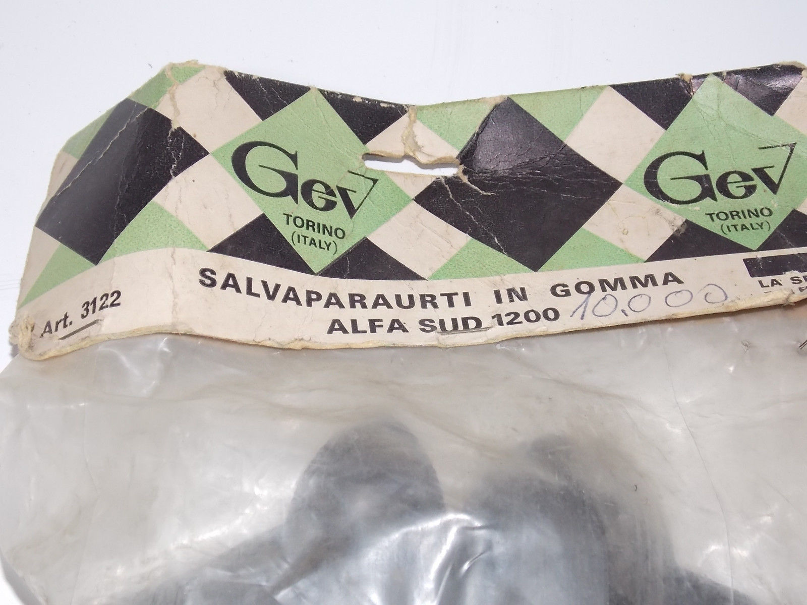 1980'S NOS ALFA ROMEO ALFA SUD 1200 FRONT REAR BUMPER RUBBER PROTECTOR KIT ITALY - MotoRaider