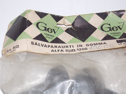 1980'S NOS ALFA ROMEO ALFA SUD 1200 FRONT REAR BUMPER RUBBER PROTECTOR KIT ITALY - MotoRaider