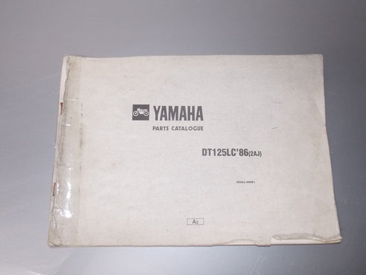 USED YAMAHA 1986 DT1251C PARTS CATALOG BOOK MANUAL PAMPHLET  262AJ-300E1 - MotoRaider
