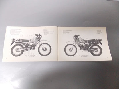 NOS OEM NEW 1983-1988 CAGIVA OWNER'S MANUAL BOOK PAMPHLET ALETTA ROSSA ITALY - MotoRaider