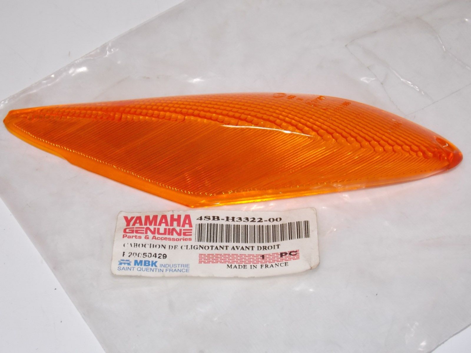 NOS YAMAHA 1995 1998 2003 2006 2008 2009 CW50 BLINKER TURN SIGNAL LENS 4SB-H3322 - MotoRaider