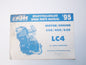 1995 KTM SX 350 400 620 LC4 ENGINE SPARE PARTS MANUAL MOTOR BOOK LIST 3.203.83 - MotoRaider
