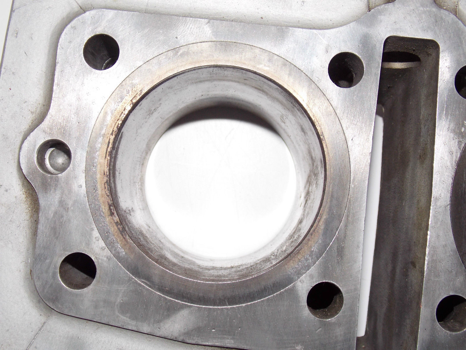 1980 SUZUKI GS450 CYLINDER + PISTONS + RINGS TOP END JUG GS 450 MOTOR ENGINE - MotoRaider
