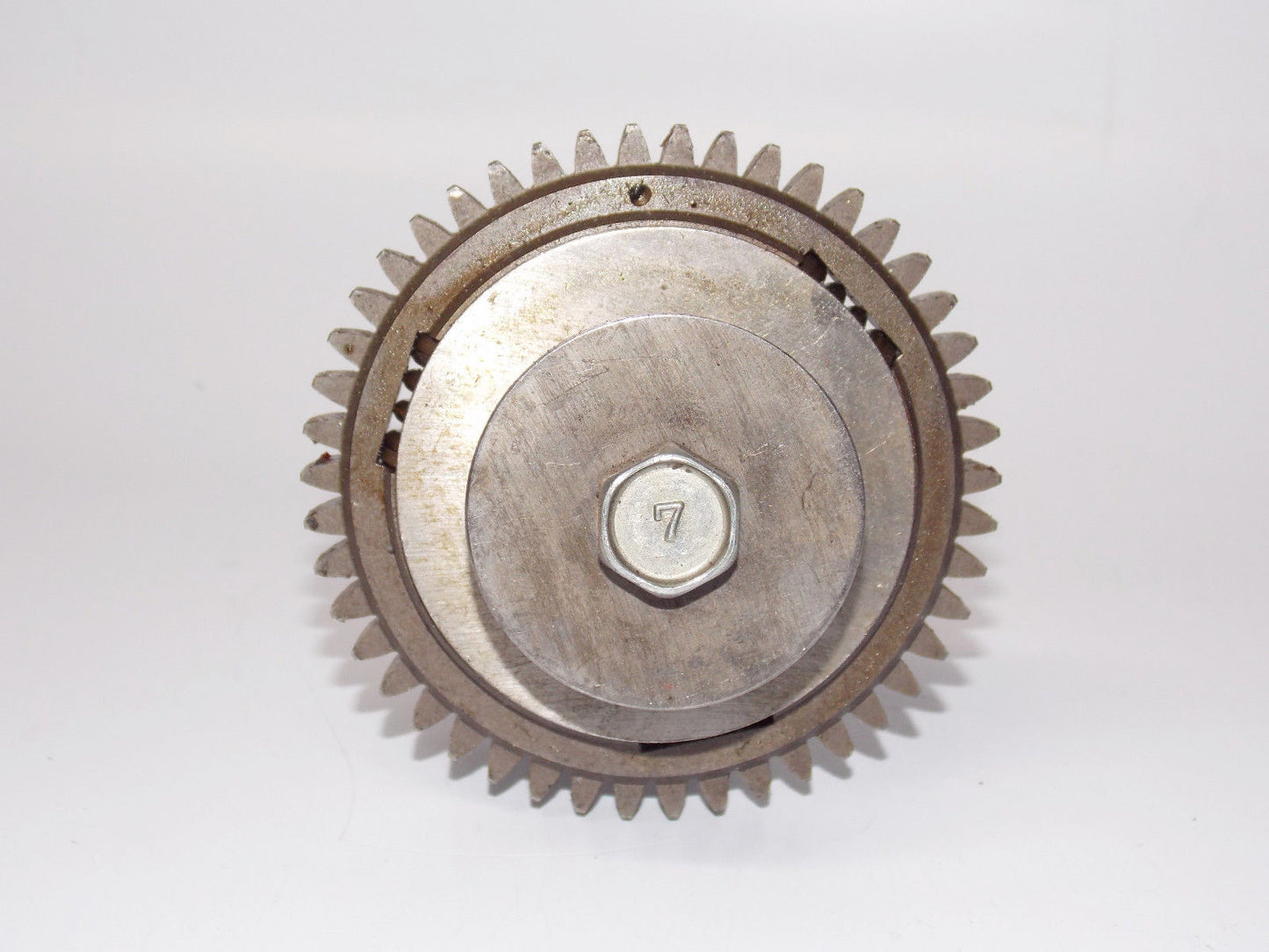 OEM 1980 SUZUKI GS450 CRANKSHAFT BALANCER ASSEMBLY MOTOR ENGINE 12650-44100 - MotoRaider