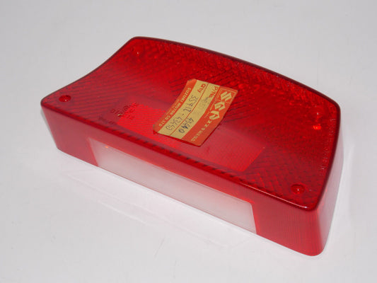 NOS OEM NEW SUZUKI 1985 1986 1987 GS500 GSX550 TAILIGHT LENS 35712-43440 - MotoRaider