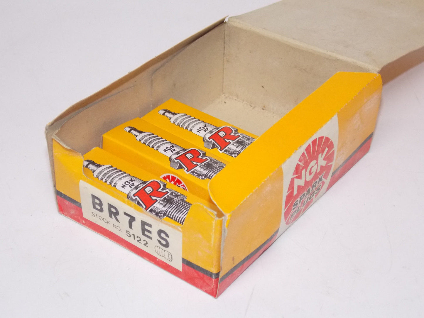 MOTORCYCLE ATV QUAD SCOOTER NGK BR7ES SPARK PLUGS 1 BOX OF 3 - MotoRaider