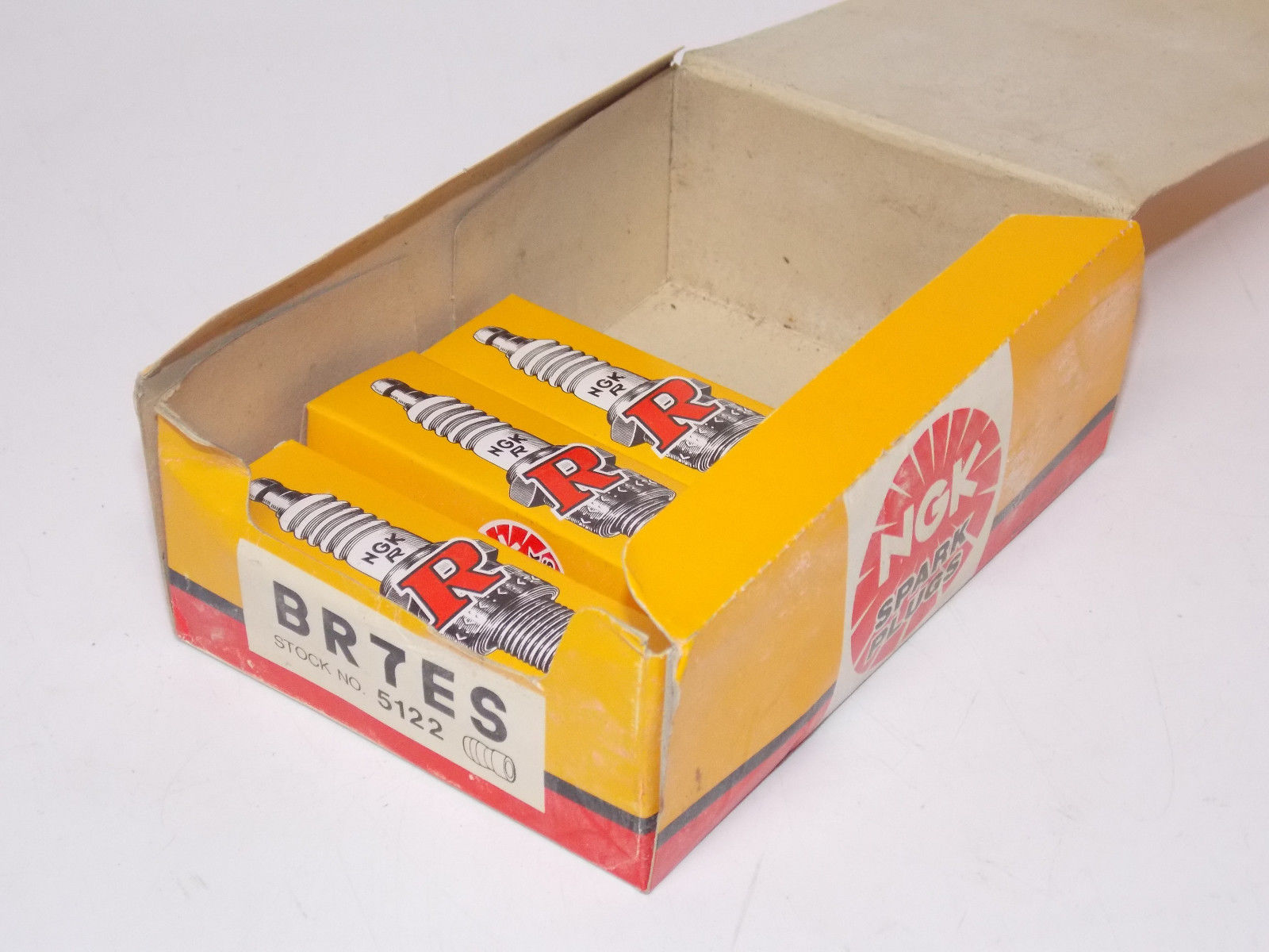 MOTORCYCLE ATV QUAD SCOOTER NGK BR7ES SPARK PLUGS 1 BOX OF 3 - MotoRaider