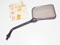 NOS ORIGINAL OEM SUZUKI 1989 GS125 RH REAR VIEW RIGHT MIRROR BLACK 56500-36500 - MotoRaider