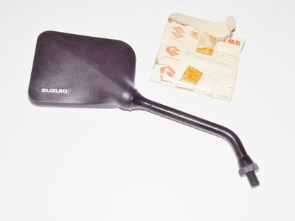 NOS ORIGINAL OEM SUZUKI 1989 GS125 RH REAR VIEW RIGHT MIRROR BLACK 56500-36500 - MotoRaider