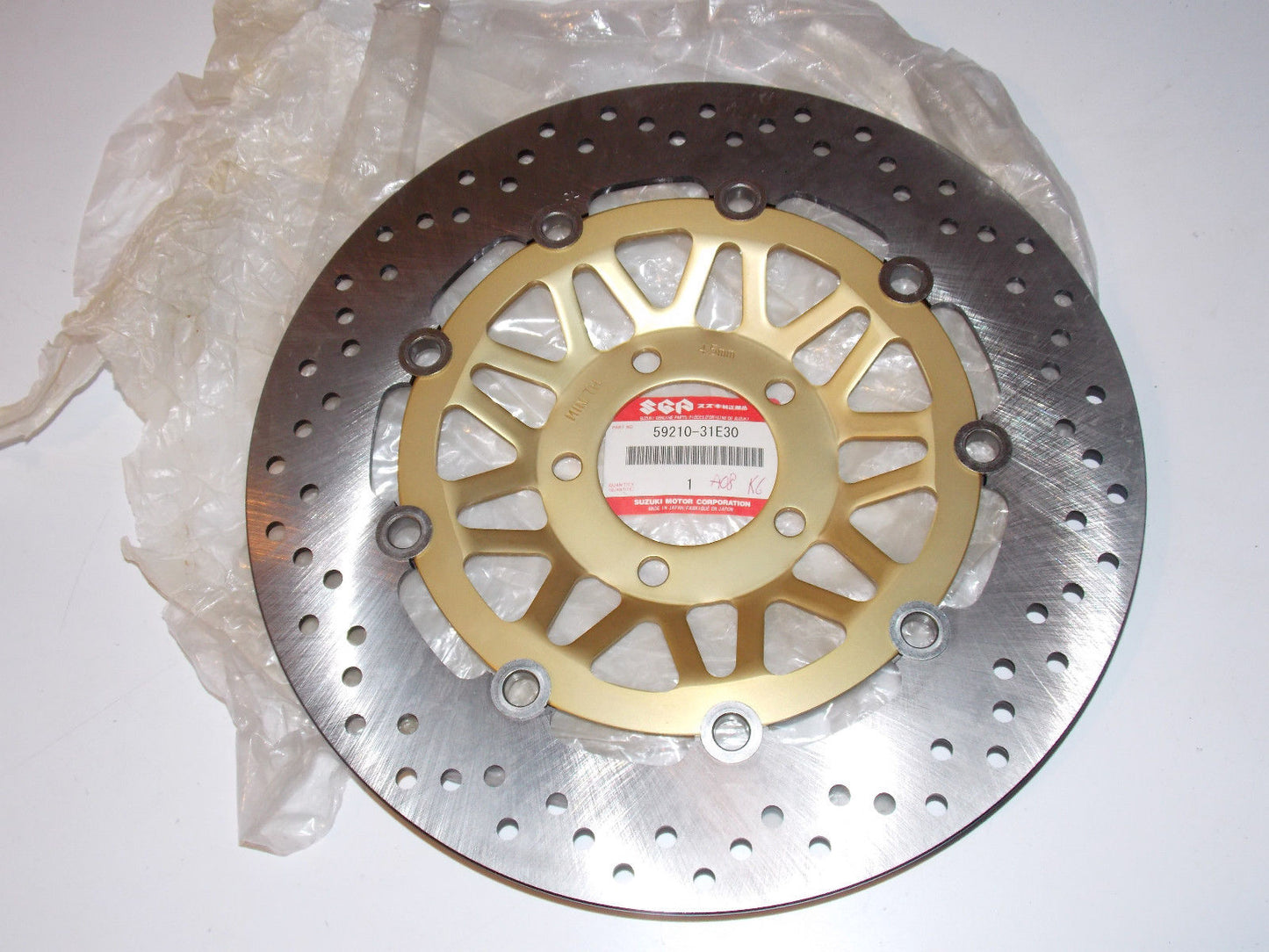 NOS OEM SUZUKI 2001 2002 2003 2004 2005 GSF1200 FRONT BRAKE ROTOR 59210-31E30 - MotoRaider