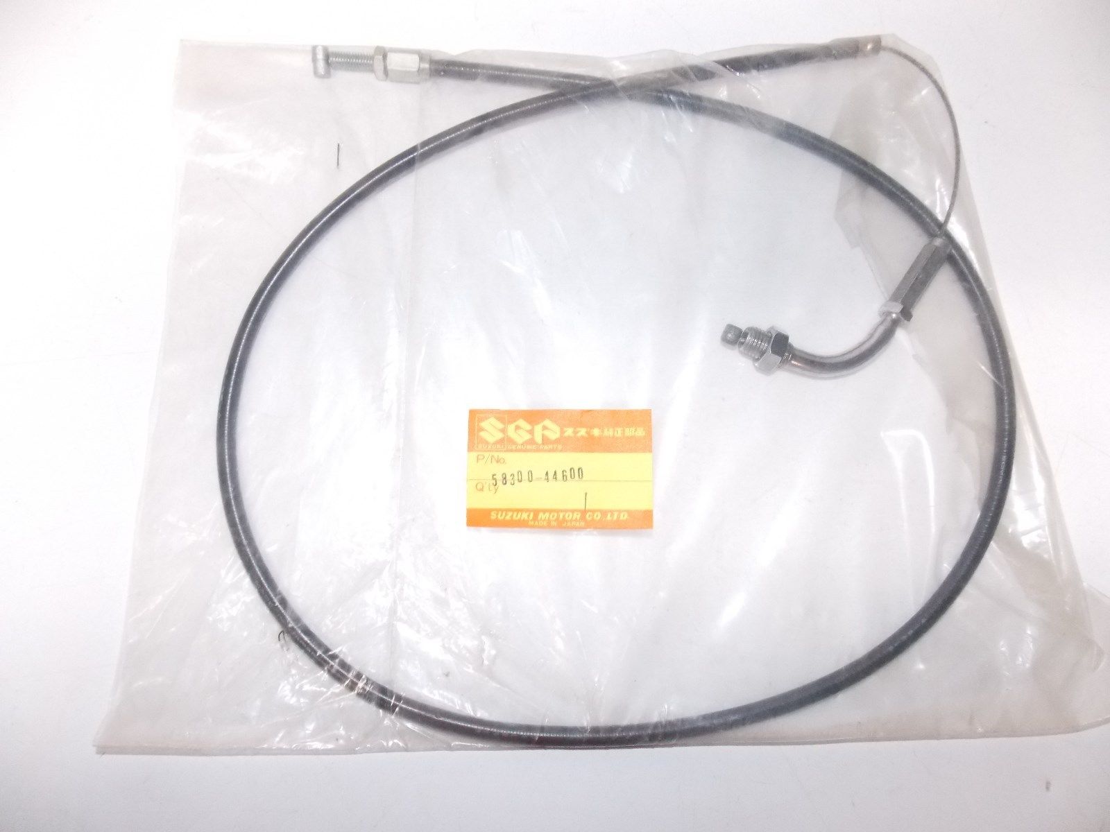 OEM SUZUKI 1977 THROTTLE CABLE GS400X  58300-44600 - MotoRaider