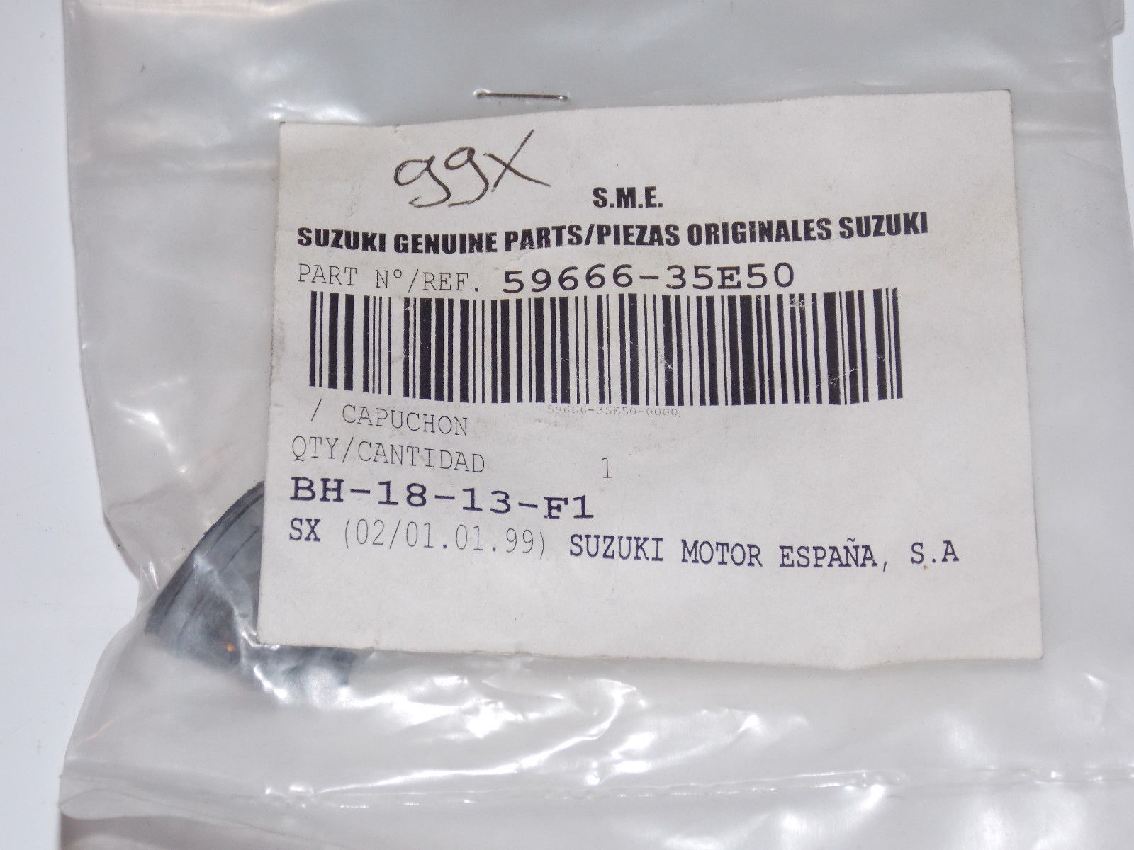 OEM SUZUKI SCOOTER 2001 2006 AY50 UF50 KATANA MASTER CYLINDER BOOT 59666-35E50 - MotoRaider