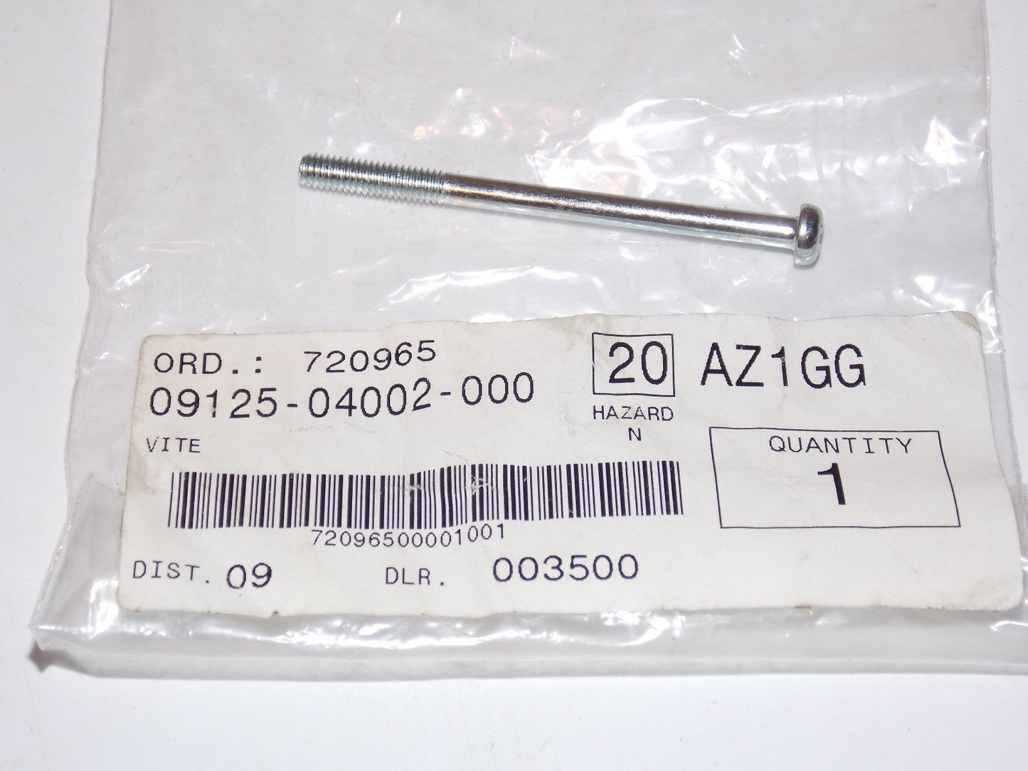 NOS SUZUKI 1992 1996 SCREW 4X55 TS125N FR-80 GS550E SP400 09125-04002-000 - MotoRaider