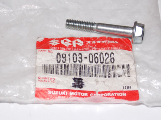 NOS SUZUKI 1983-2009 2011 2012 2013 BOLT 6X40 LS650P DR250SES  09103-06026 - MotoRaider