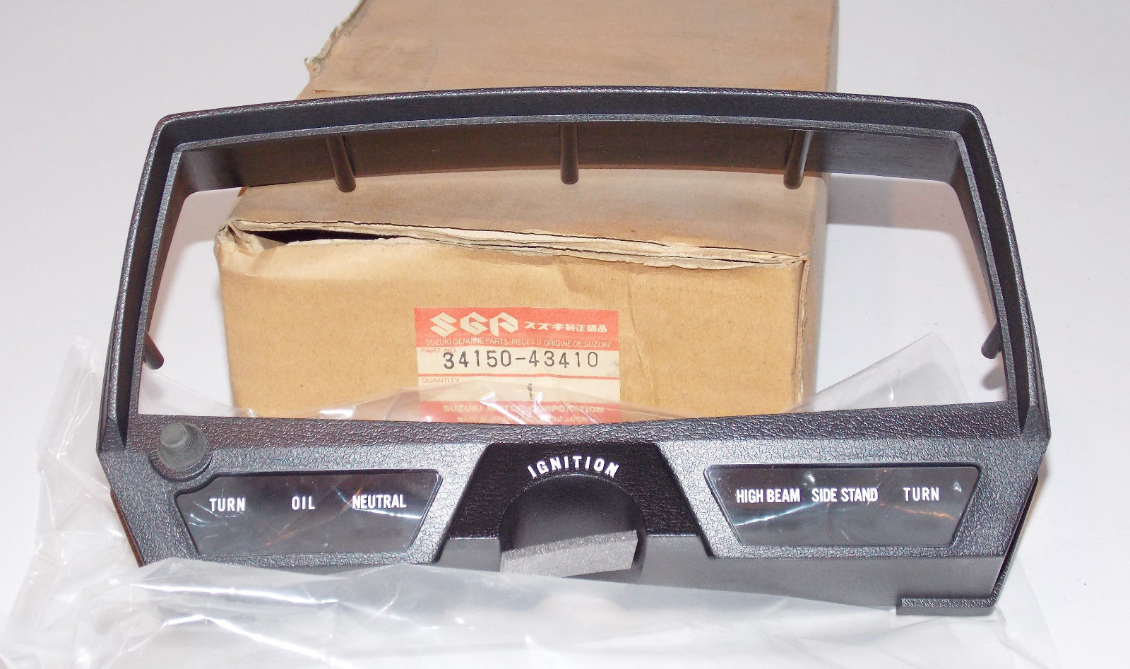 NEW OEM SUZUKI 1983 1984 1985 1986 GS550 HOOD CASE METER SPEEDO TACH 34150-43410 - MotoRaider