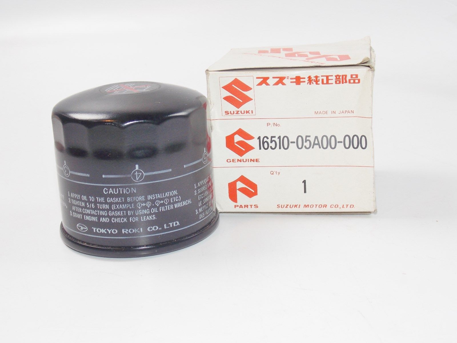 NOS SUZUKI 1985 1986 1987 ENGINE OIL FILTER GV1200 GSX-R750 VS700 16510-05A00 - MotoRaider
