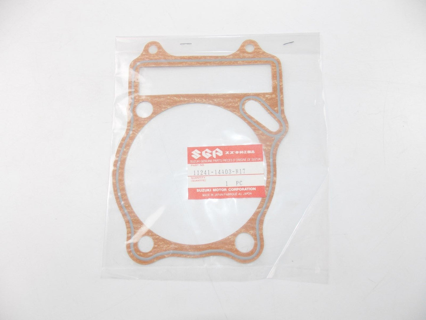 NOS SUZUKI 1992 1993 1994 1995 GASKET CYLINDER DR650 11241-14A03-H17 - MotoRaider