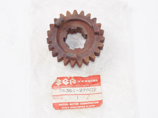NOS SUZUKI 1986-1996 6TH DRIVEN GEAR GSX-R750 GSX600 24361-27A02 - MotoRaider