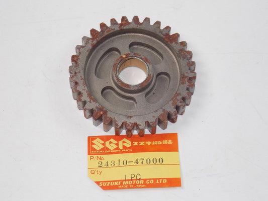 NOS SUZUKI 1977 1978 1979 1980 1981 1982 1ST DRIVE GEAR GS550  24310-47000 - MotoRaider