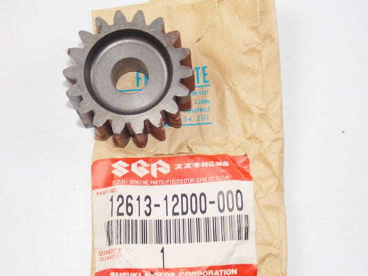 NOS SUZUKI 1992 1993 1994 1995 STARTED IDLE GEAR NO.3 DR650  12613-12D00 - MotoRaider