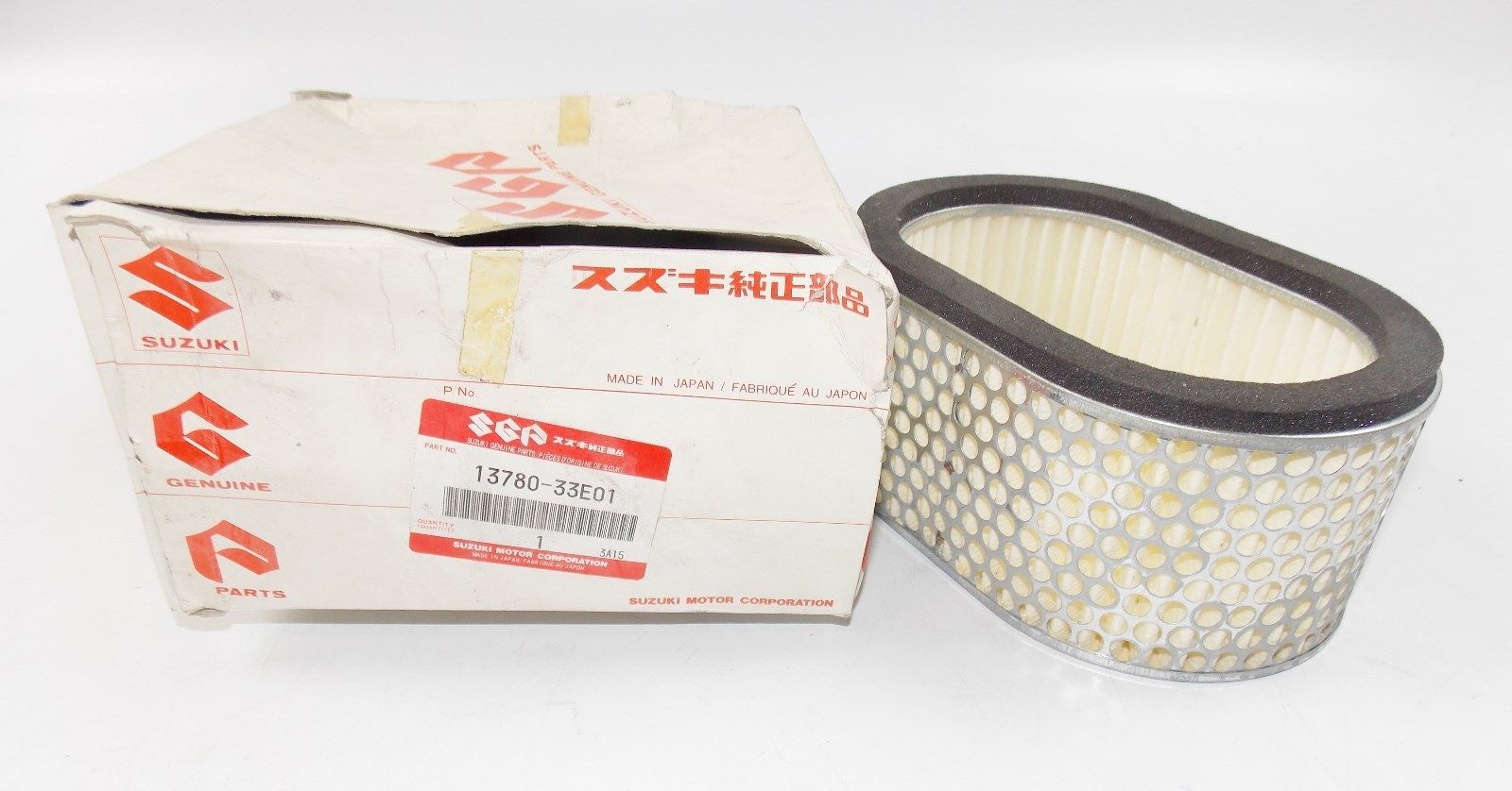 NOS SUZUKI 1996 1997 1998 1999 2000 AIR CLEANER FILTER GSX-R750  13780-33E01 - MotoRaider