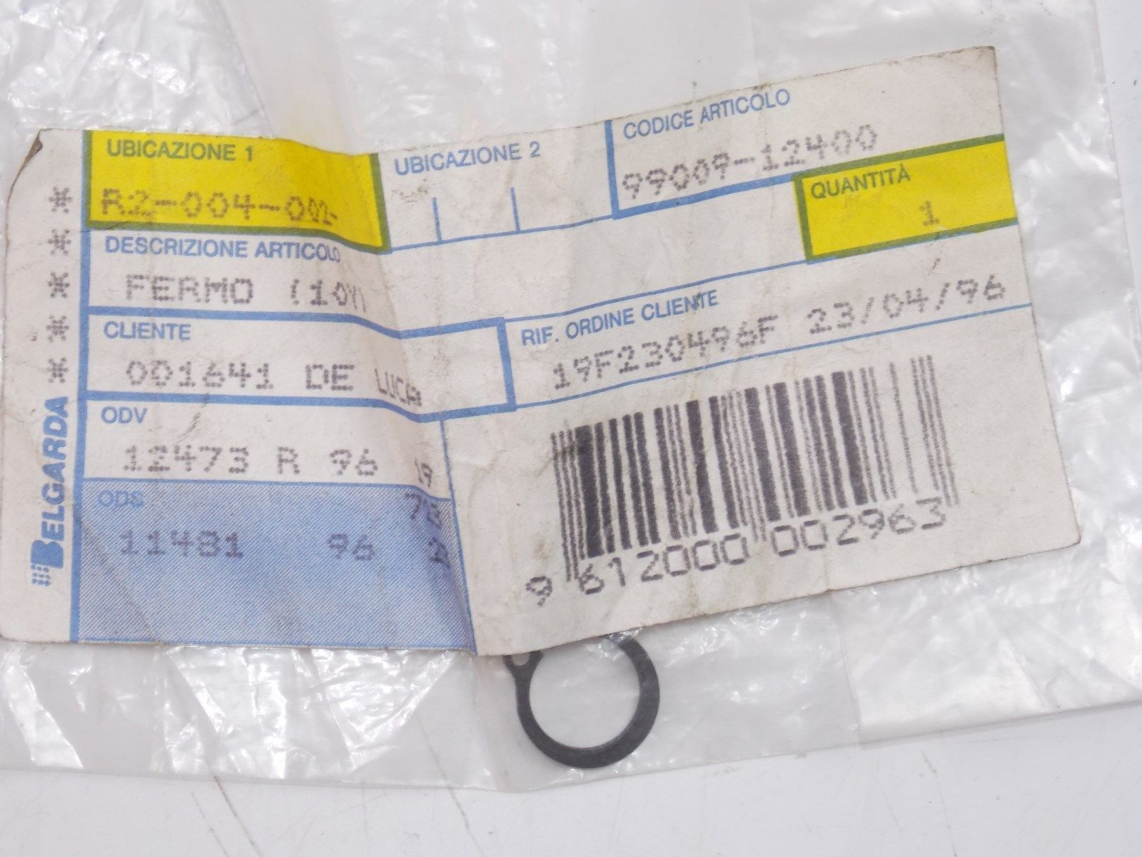 NOS YAMAHA  1984-2013  CIRCLIP  YTM200 YFB250 VT700 XV535 VX600  99009-12400 - MotoRaider