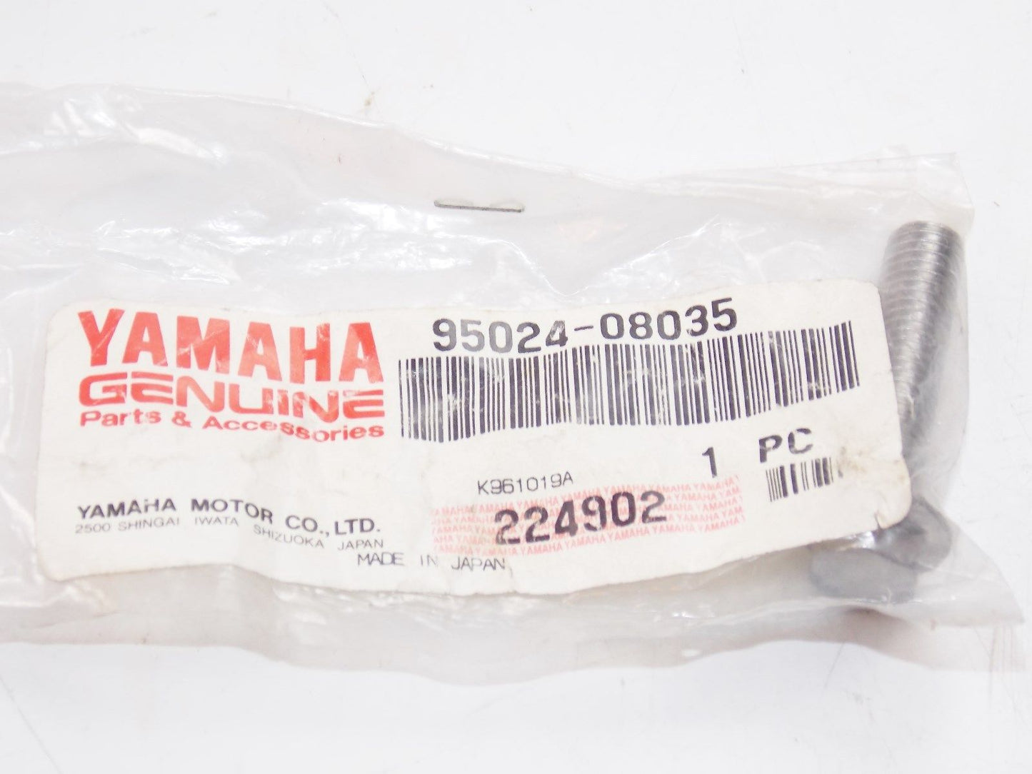 NOS YAMAHA 1995-2013 FLANGE BOLT SXT1800 RM1800 XV1100 TTR125  95024-08035 - MotoRaider