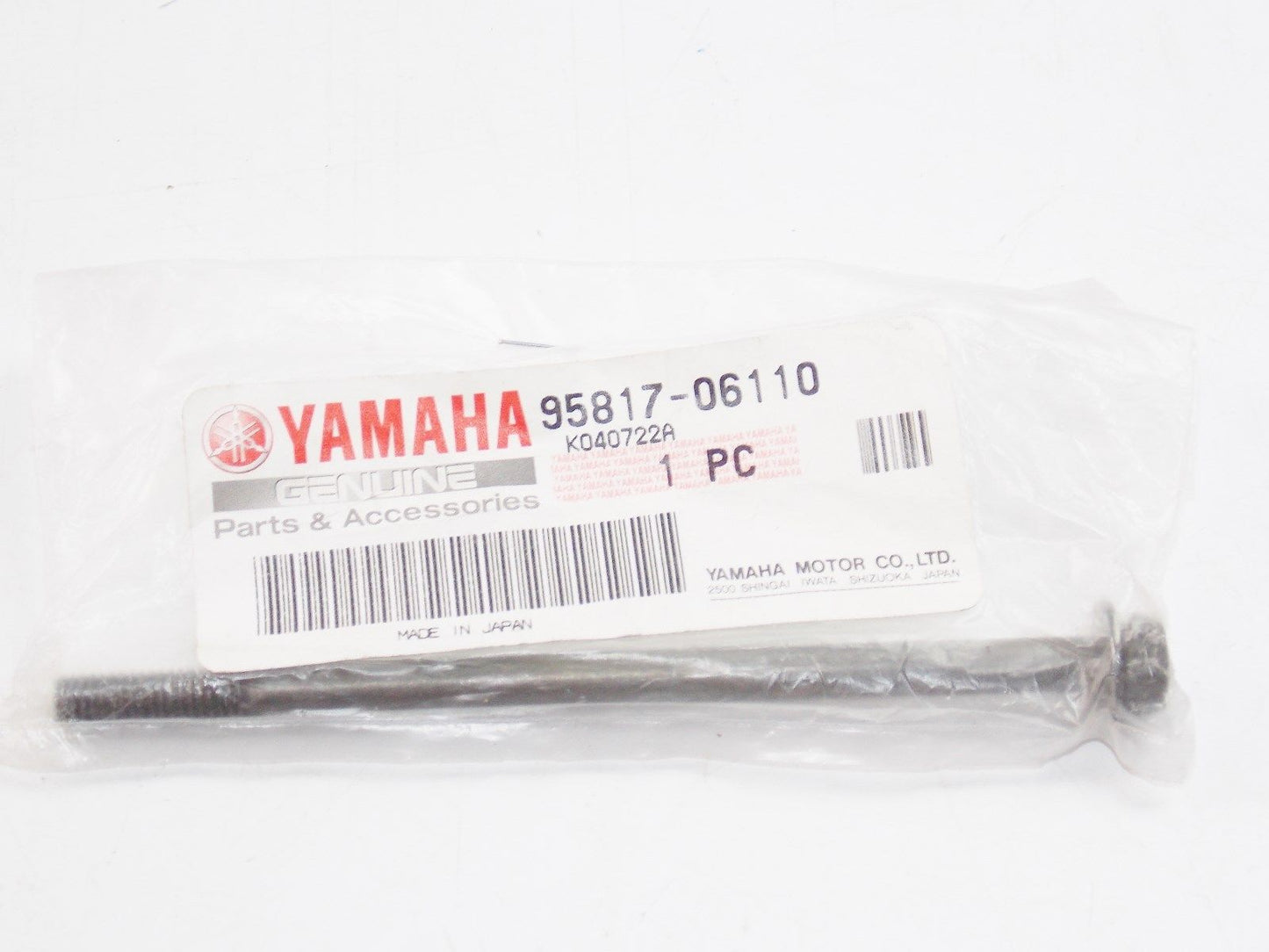 NOS YAMAHA  2000 2001 2002 2003 FLANGE BOLT YZFR1   95817-06110 - MotoRaider