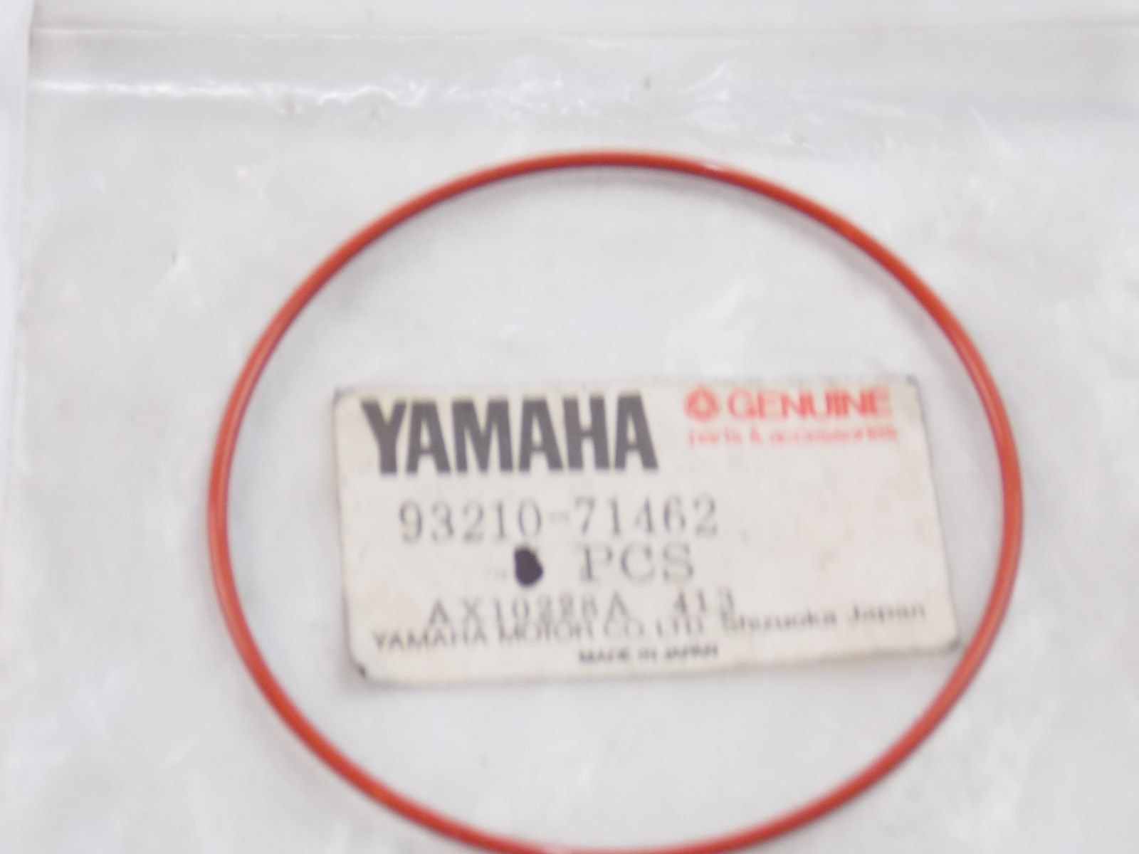 NOS YAMAHA 1976-2011  O-RING XS360 TTR125 XC200 YW125   93210-71462 - MotoRaider