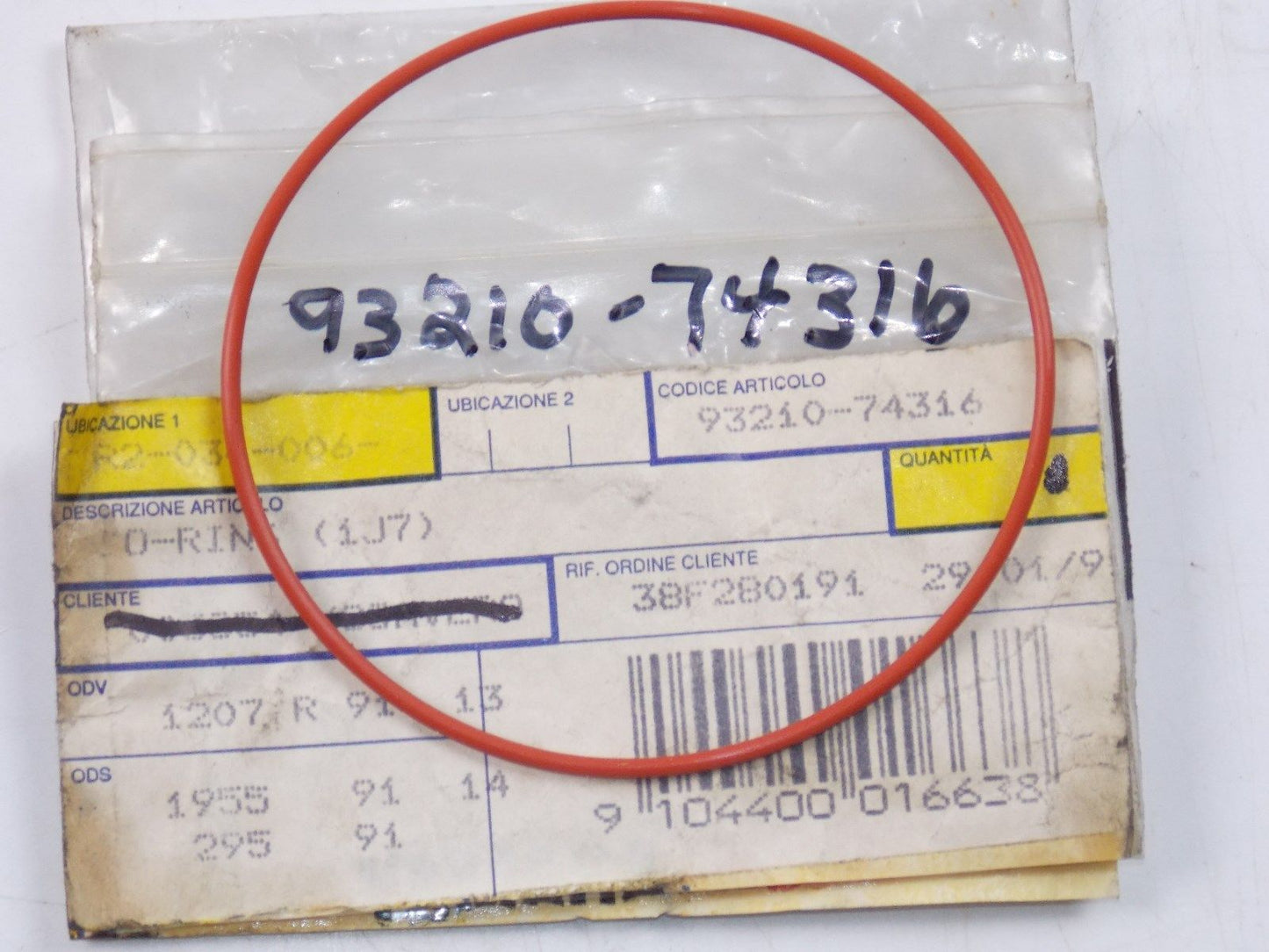 NOS YAMAHA 1977-1983 1987 1988 1990 1993-2013  O-RING  XS400 XV535 93210-74316 - MotoRaider